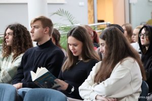 Światowy Tydzień Przedsiębiorczości 2025 w ZSA-E w Gdyni, na zdjęciu  uczniowie ZSA-E (fot. Katarzyna Balcerzak)