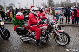 20. edycja parady „Mikołaje na motocyklach” - start w Gdyni, fot. Kamil Złoch