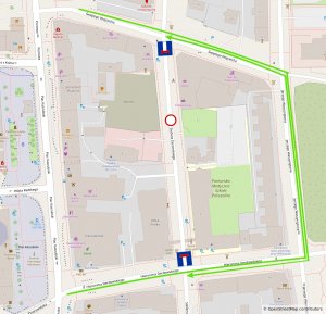 ul. Żeromskiego &ndash; czasowa organizacja ruchu