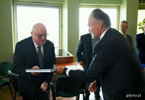 Pożegnanie odchodzących na emeryturę Leszka Stodolskiego i Zbigniewa Mruli, fot. Kamil Złoch