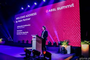 Katarzyna Gruszecka-Spychała, wiceprezydent Gdyni na ABSL Summit 2021 // fot. Paweł Kukla