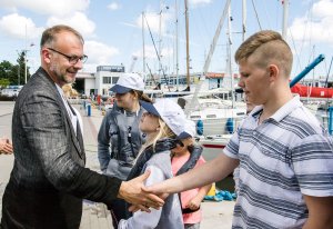 Malujemy Gdynię żaglami - nowy projekt Miejskiego Ośrodka Pomocy Społecznej  fot. Gabriela Kucz