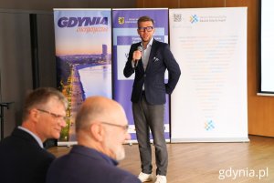 Na zdjęciu: prezes OMGGS Michał Glaser (fot. Magdalena Starnawska)