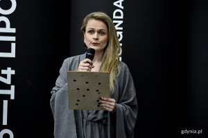 Wernisaż Gdynia Design Days 2019. Imprezę otworzyła Paulina Kisiel, kierownik festiwalu // fot. Paweł Kukla