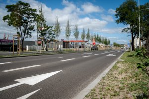 Ulica Unruga na Obłużu po przebudowie (fot. Kamil Złoch)