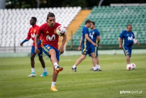 Powitanie i trening reprezentacji Hiszpanii, fot. gdyniasport.pl