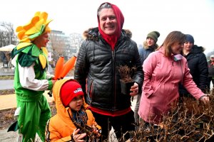 Akcja wymiany roślin cieszyła się dużym powodzeniem. Fot. Zygmunt Gołąb 