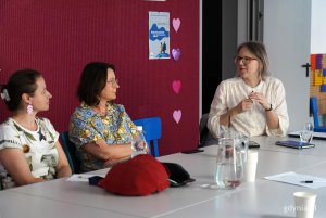 Od prawej:  Ana Matusevič, Kinga Fromlewicz i Monika Palka 