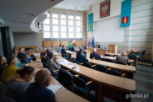Rada ds. Mężczyzn w Gdyni podczas pierwszego spotkania, które odbyło się w sali obrad Rady Miasta