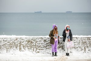 Wolontariusze na ulicach Gdyni podczas 29. finału WOŚP, fot. Karol Stańczak