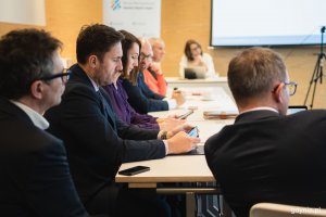 Posiedzenie rady i walne zgromadzenie członków Obszaru Metropolitalnego Gdańsk-Gdynia-Sopot w Pomorskim Parku Naukowo-Technologicznym Gdynia, fot. Kamil Złoch