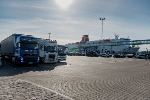 Nowy terminal promowy przy ul. Polskiej 4 // fot. Agnieszka Zembrzycka, mat. Stena Line