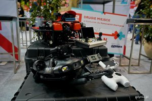 Sprzęt wykorzystywany do projektu firmy Subsee prezentowany na ich stoisku na Infoshare
