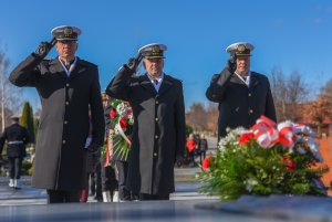 Uroczystości przy Kwaterze Pamięci na oksywskim Cmentarzu Marynarki Wojennej, fot. st. chor. szt. mar. Piotr Leoniak