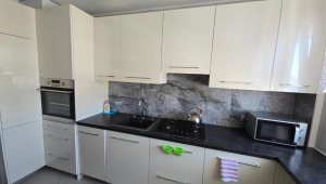 Słoneczny apartament z widokiem, kuchnia