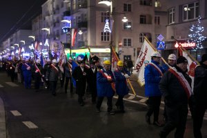 Wieczorne uroczystości z okazji 48. rocznicy Grudnia '70 // fot. Karol Stańczak