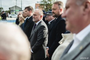 W uroczystości udział wzięli m.in. prezydent Gdyni Wojciech Szczurek i wiceprezydent Marek Łucyk // fot. Kamil Złoch