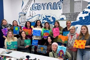 Na zdjęciu warsztaty kobiet z Nataliią Gurinenko (mat. Urząd Miasta Gdyni)