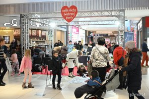 Jedna ze stref tematycznych działających w Centrum Riviera z okazji finału WOŚP 