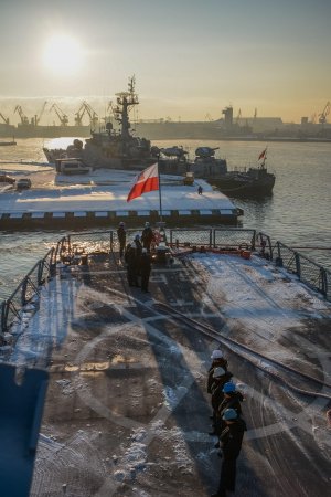 ORP „Gen. K. Pułaski” wypłynął na arktyczne manewry // fot. st. chor. mar. Piotr Leoniak/Marynarka Wojenna RP