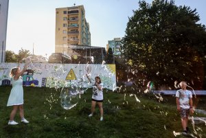 Mural na tyłach budynku Chwarznieńska 36 // fot. Karolina Misztal-Świderska