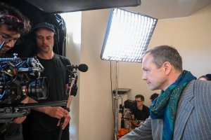 Lesław Żurek jako Stanisław Ziołowski i ekipa filmowa
