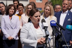 Pomorskie apeluje do prezydenta. Na zdjęciu Aleksandra Kosiorek, prezydent Gdyni. (fot. Łukasz Kamasz)