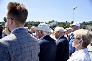 W Alei Żeglarstwa Polskiego odsłonięto tablicę Aleksandra Bereśniewicza // fot. Paweł Kukla