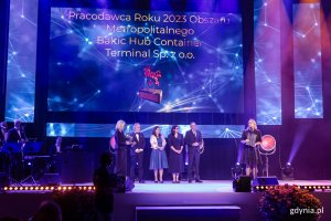 Nagrodę ,,Pracodawcy Roku 2023 Obszaru Metropolitalnego" otrzymała firma Baltic Hub (fot. Karol Stańczak)