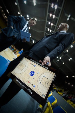 Gdyński OneTeam wystąpił w przerwie meczu EuroCup między Asseco Arką i Albą Berlin, fot. Mariusz Mazurczak