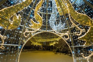 Świąteczne iluminacje na Placu Kaszubskim (fot. Paweł Budziński)