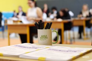 Egzamin z języka polskiego na poziomie podstawowym składa się z dwóch egzemplarzy (fot. Katarzyna Balcerzak)