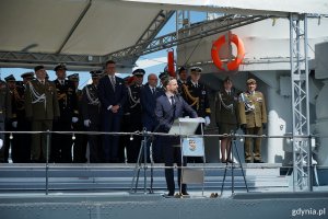 Przemawia Minister Obrony Narodowej Władysław Kosiniak-Kamysz