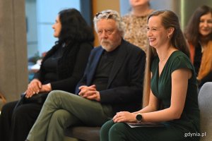 Na zdjęciu: profesor Janusz Osicki i kuratorka wystawy Katarzyna Gec-Leśniak