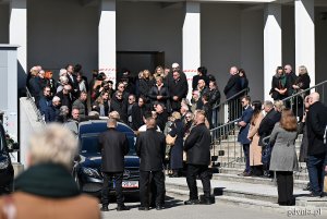 Uroczystości pogrzebowe Leszka Kopcia na Cmentarzu Łostowickim w Gdańsku (fot. Michał Puszczewicz)