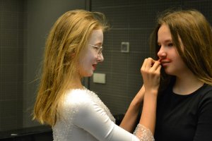 Przygotowania do spektaklu, który przedstawiono w trakcie finału w Gdyni