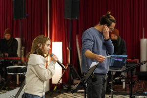 Gracjana G&oacute;rka i Jan Stokłosa na pr&oacute;bie do koncertu na stulecie Gdyni