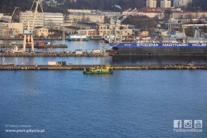 Prace rozbiórkowe na terenach Portu Gdynia, fot. Tadeusz Urbaniak , www.port.gdynia.pl