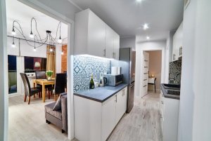 Aneks kuchenny w obiekcie Apartament w Centrum Gdyni