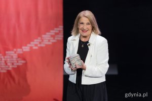 Elżbieta Sobolewska, laureatka 21. Nagrody Literackiej GDYNIA w kategorii przekład na język polski (fot. Paweł Budziński)