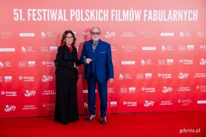 Marszałkini Senatu Małgorzata Kidawa-Błońska wraz z mężem, reżyserem Janem Kidawą-Błońskim (fot. Karol Stańczak)