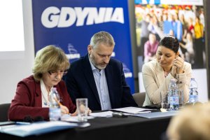 Jury konkursowe (fot. Marcin Rakowski, mat. Uniwersytet WSB Merito Gdynia)