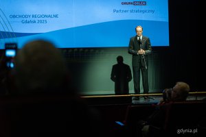 Mieczysław Struk. Gala wręczenia nagród Gryfów Pomorskich za rok 2024 połączona z obchodami Światowego Dnia Turystyki w Operze Bałtyckiej w Gdańsku (fot. Kamil Złoch)