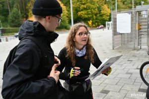 Dominika Godlewska z referatu Zarządzania Ruchem i Mobilnością Wydział Inwestycji UM Gdyni