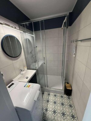 Przystań Ikara widok na łazienkę