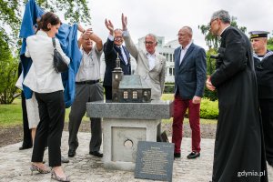 Odsłonięcie makiety kościoła pw. św. Józefa w Gdyni Orłowie. Fot. Karol Stańczak