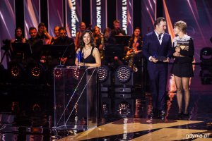 Helena Ganjalyan. Gala wręczenia nagród 50. Festiwalu Polskich Filmów Fabularnych w Gdyni w Teatrze Muzycznym (fot. Karol Stańczak)