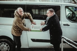 Michał Guć, wiceprezydent Gdyni ds. innowacji i Dariusz Majorek, dyrektor Oddziału Pomorskiego PFRON,  fot. Gaba Kucz