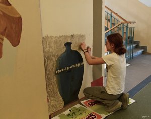 Uczniowie SP nr 47 realizują sw&oacute;j projekt (fot. Aneta Marczak)