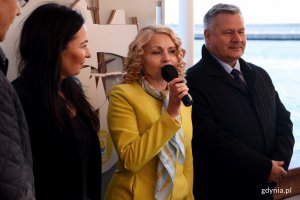Inauguracja wystawy "Exotic Taste of Europe". Na zdjęciu: Elżbieta Sierżęga, radna miasta Gdyni / fot. Paweł Kukla